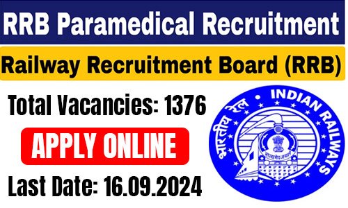 rrb paramedical recruitment 2024